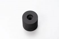 「丸ザグリ」 天然ゴム(黒/NR) 50mm × φ50mm × φ10mm 1コ