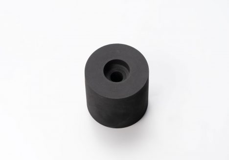「丸ザグリ」 天然ゴム(黒/NR) 50mm × φ50mm × φ10mm 1コ